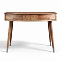 Table en bois de noyer avec tiroir sculpté dimensions 120 x 60 x 75cm